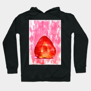 Juicy Half Cut Strawberry - For Fruit Lovers. Hoodie